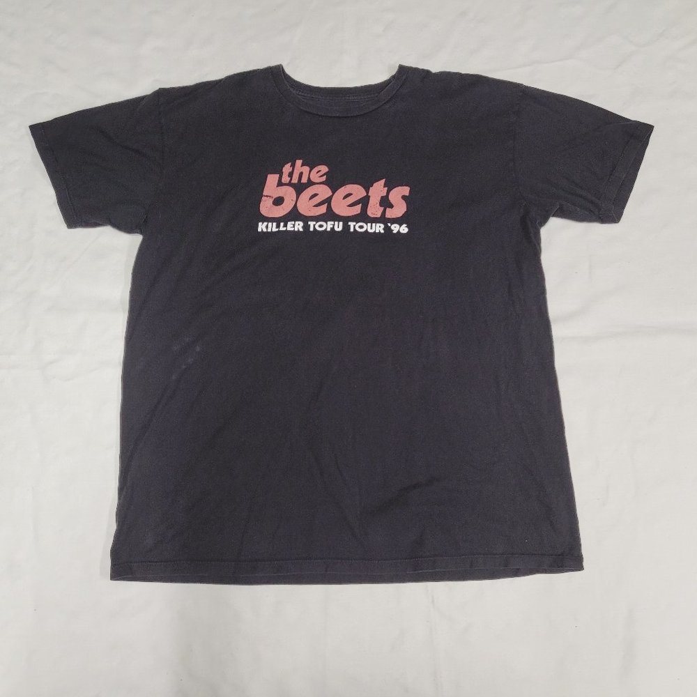 The Beets Killer Tofu Tour '96 t shirt men sz XL Busted Tees black Doug